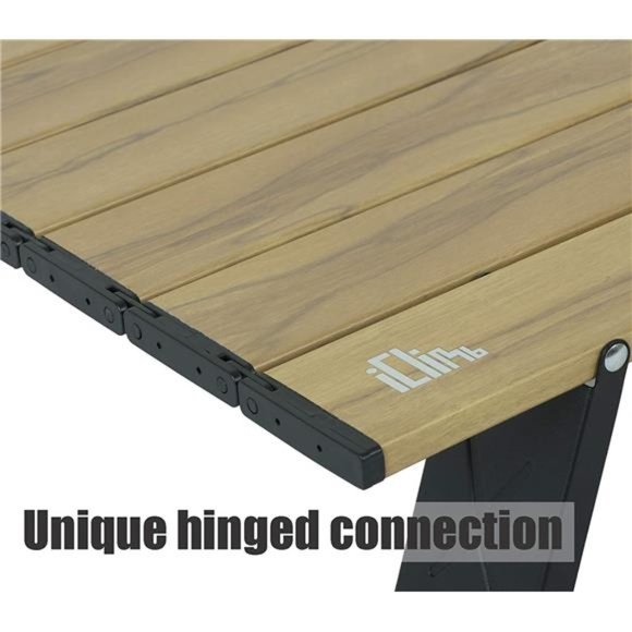 Ultralight Compact Mini Beach Picnic Folding Alu. Table with Carry Bag, Two Size - Picture 4 of 6